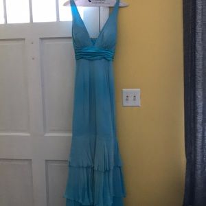 Blue prom dress